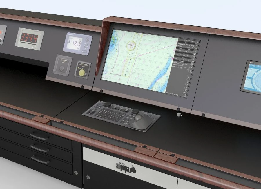 Electronic map navigation-information system "ANTARES"