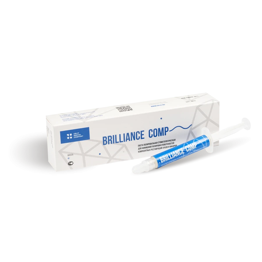 Brilliance Comp Polishing Paste for finishing polishing the surfaces of composite restorations and veneers, 4 g