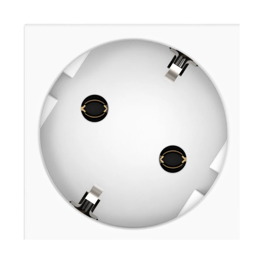 CADUCEUS ALING HIDE SP socket outlet with grounding without blinds, modular 45x45, 16A, 250V~, with 45-degree position of the co