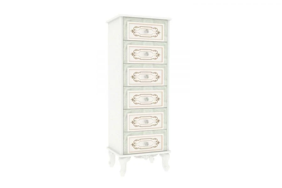 Luiza LD.665280.000 Front of high chest of drawers (Alabaster )