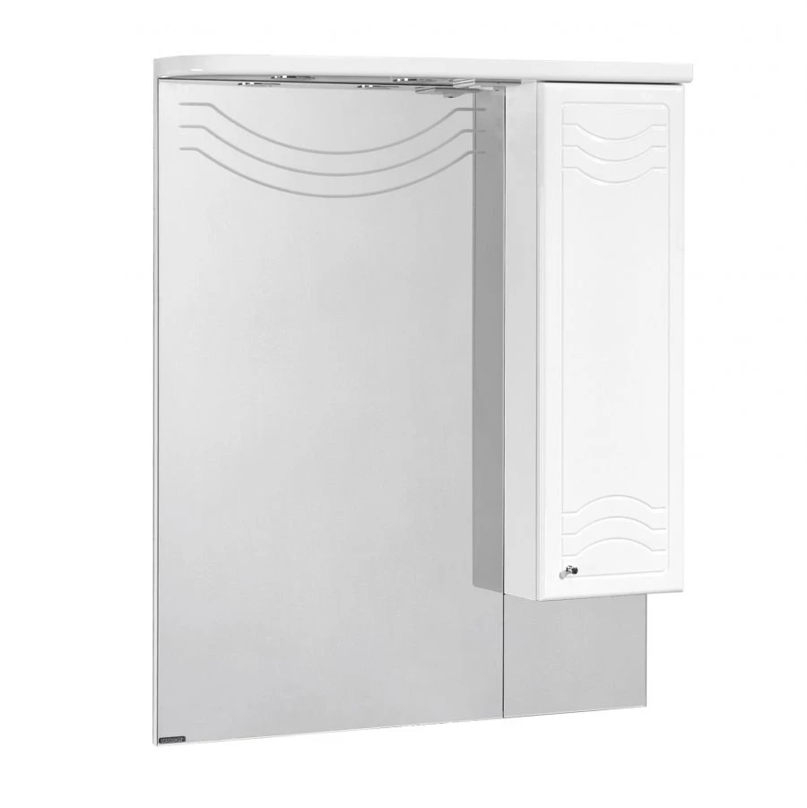 Mirrored cabinet Aquaton Domus right white 1A001002DO01R1.A001.0.02D.O01.R