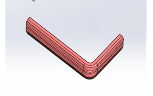 5299-40-51-5102014 Front right rear arch moulding