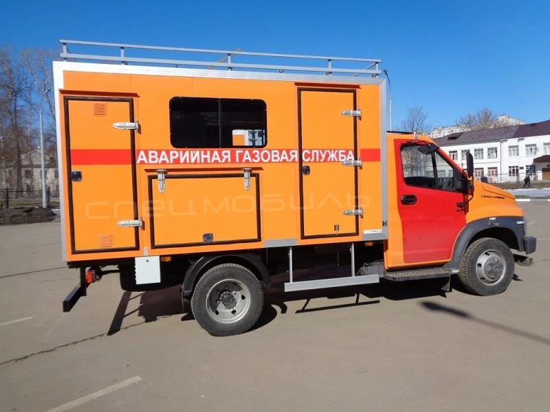 ورشة عمل ومختبر متنقل على شاسيه غاز نوع 28181