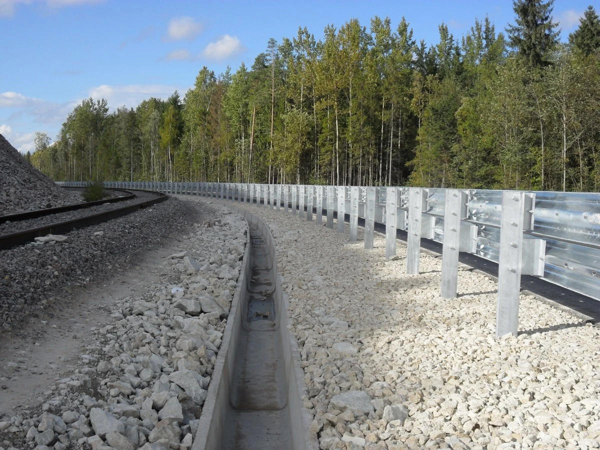 Rural road barrier
