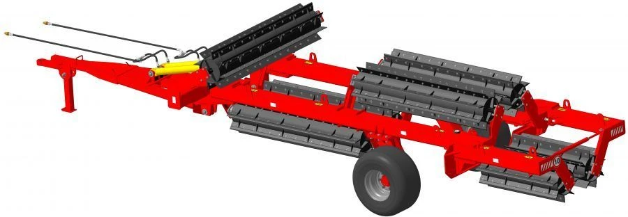 Stubble residue shredder roller KIPO-12-01