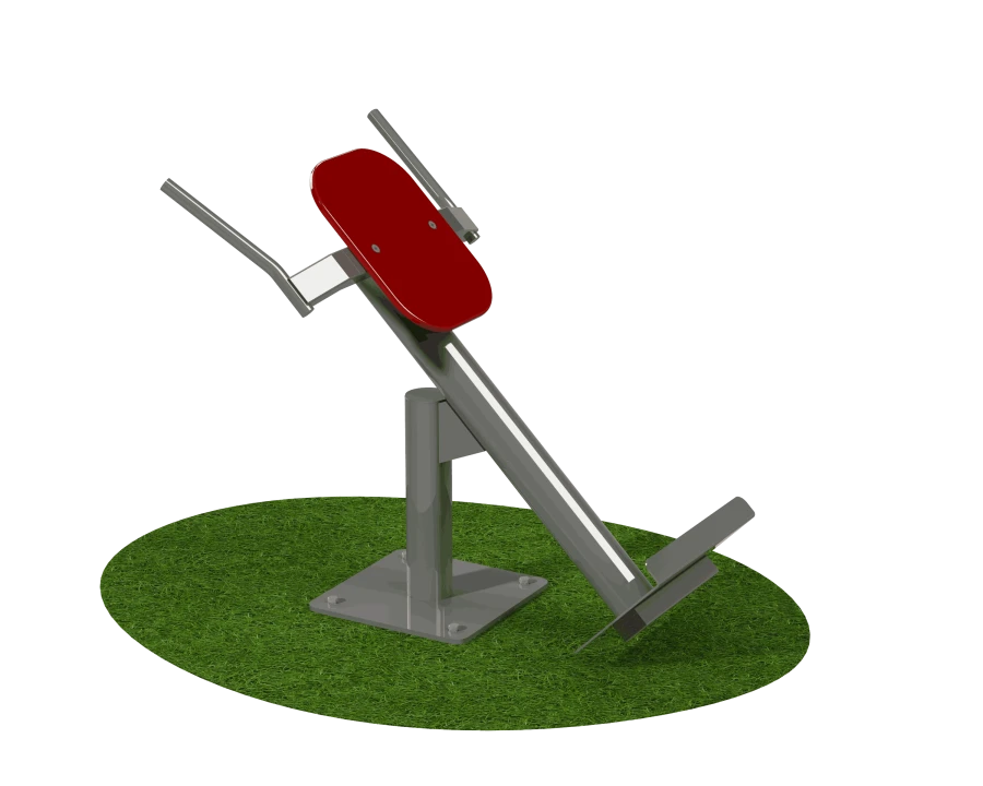 Outdoor stationary SV-033 Hyperextension machine