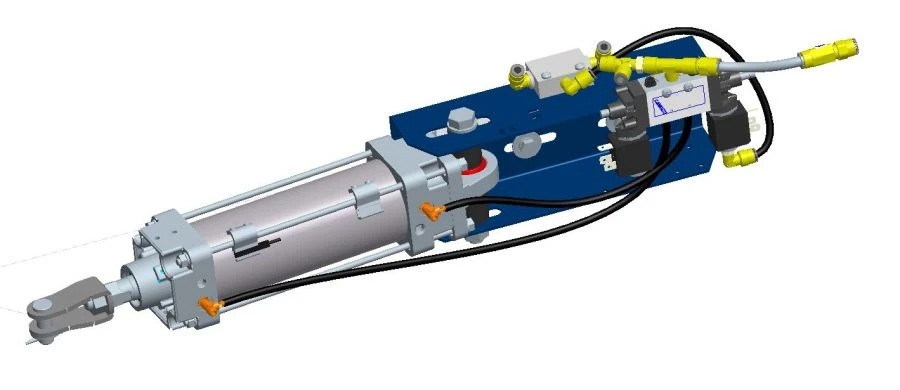 Vehicle door pneumatic actuator 40N1R63/116T1B095A