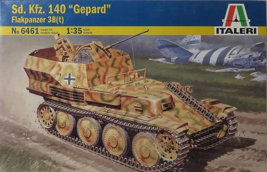Assembled model Tank Sd.Kfz. 140 Flakpanzer 38 Gepard