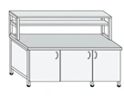 Metal laboratory bench-table for physical research STF-2(m)