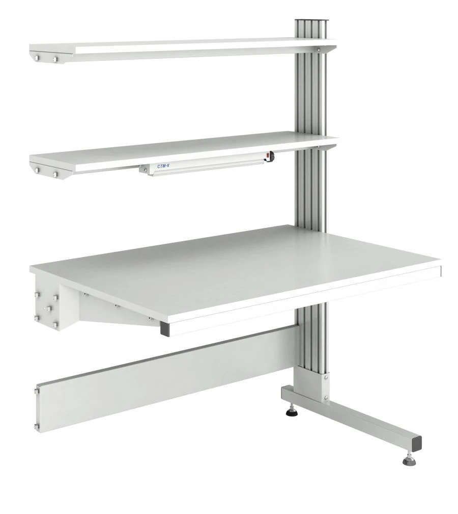Additional set for table SM-L with profile height 1600 mm and shelf depth 400 mm