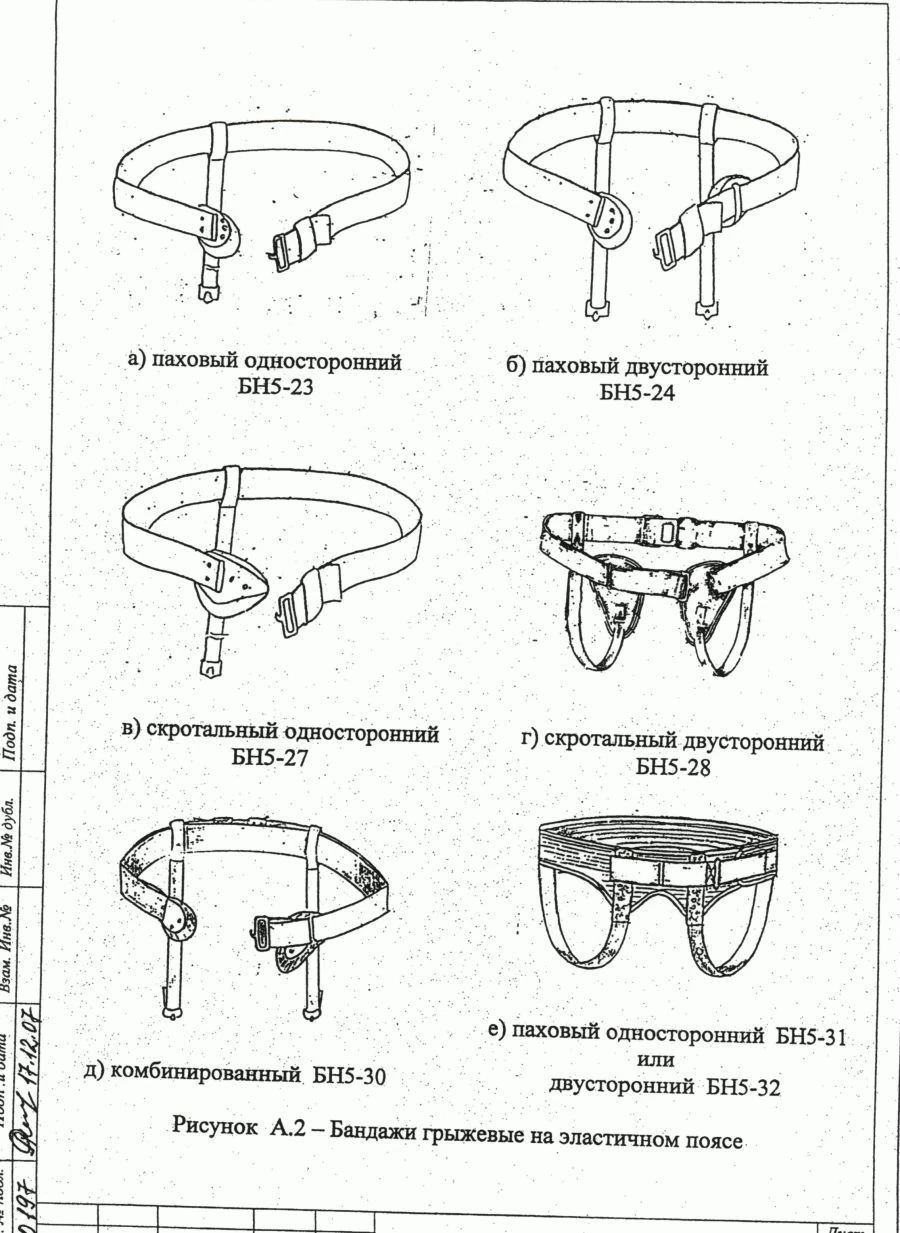 Hernia bandage BN5-07, BN5-08