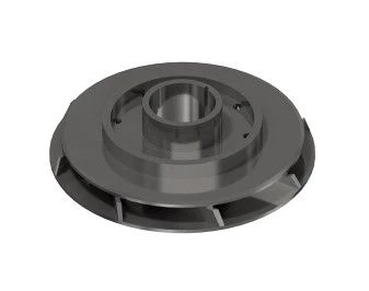 Working wheel, floating, MT5A-160DP, 20 mm shaft, short hub, Niresist / IMPELLER: FL, MT5A-160DP, 20 MM, SHORT HUB, NI-RS