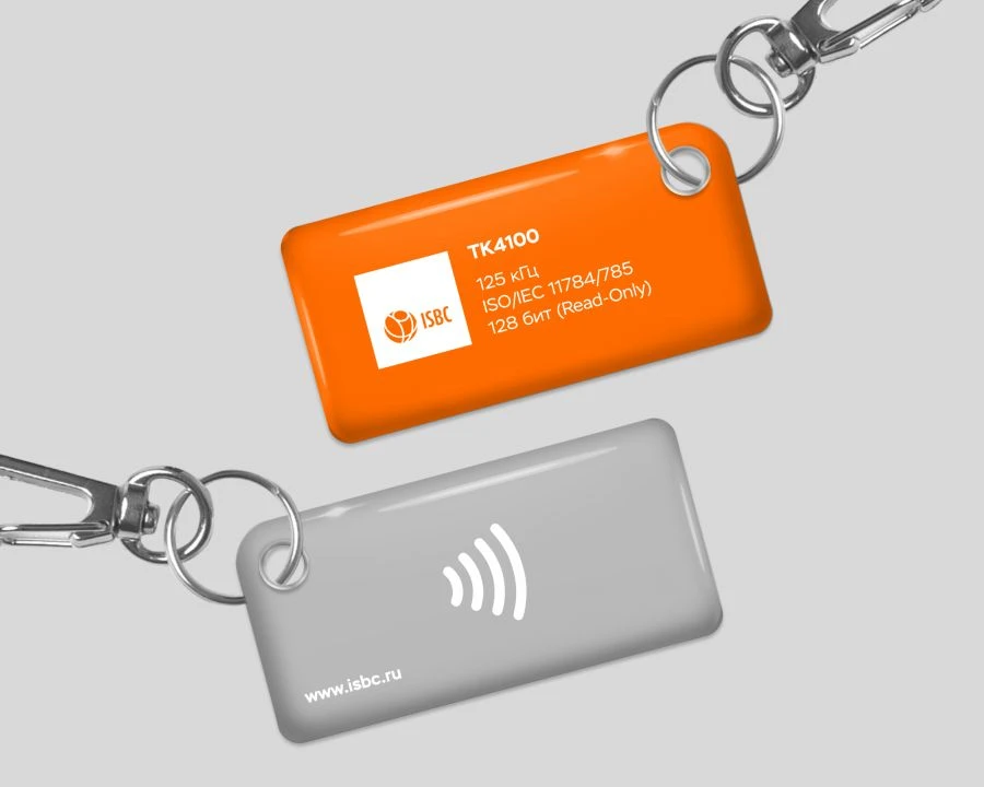 ISBC® key fob with integrated integrated circuit TK4100