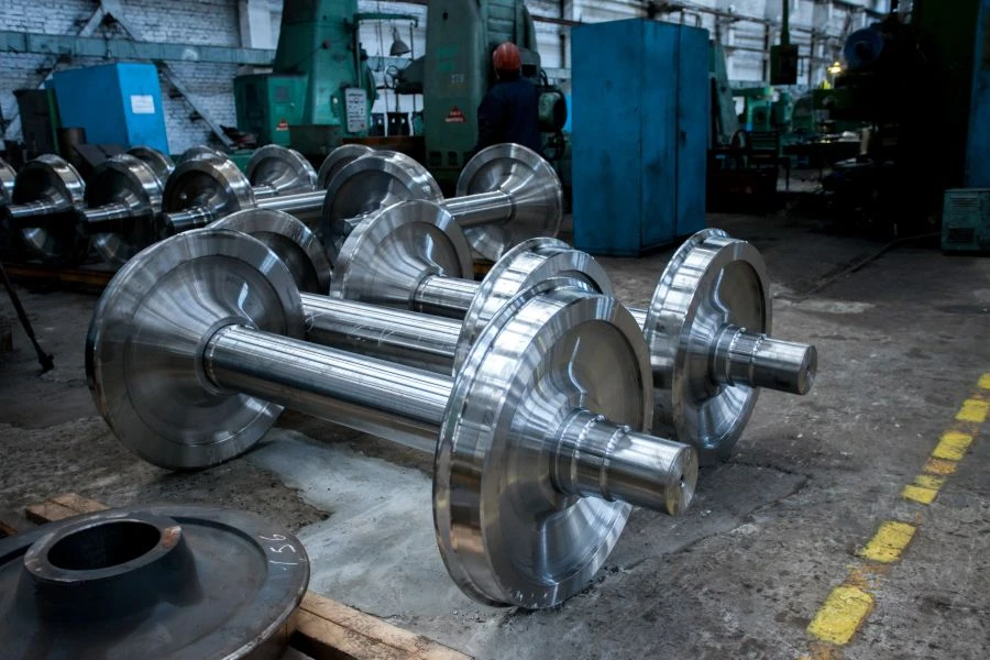 Wheelsets of special rolling stock