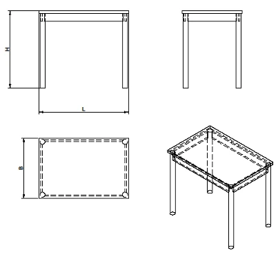 Dining table (STO series)