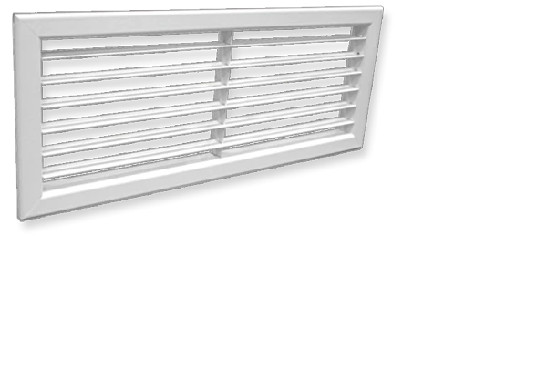 Ventilation grille with fixed louvres ALN 1050x250MM 1,63KG