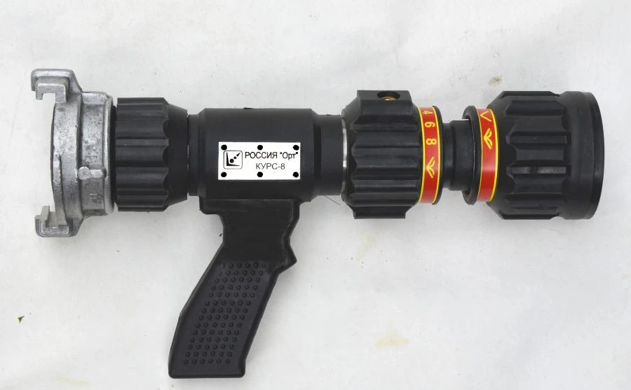 Combined manual fire barrel with adjustable flow rate KURS-8