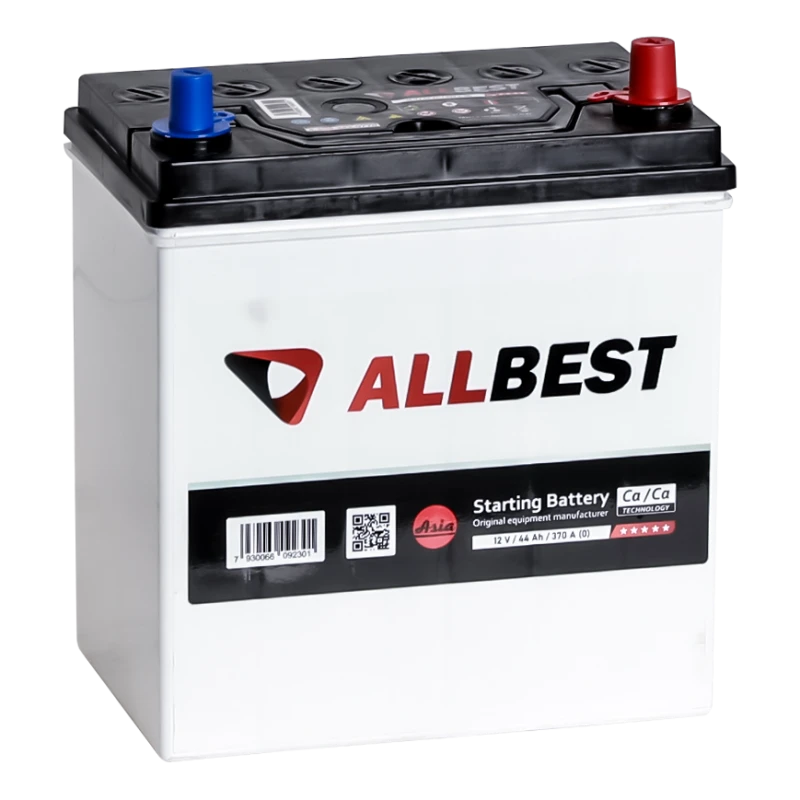 Lead battery for starting piston engines 6ST-44VL Asia 50B19R "ALLBEST"