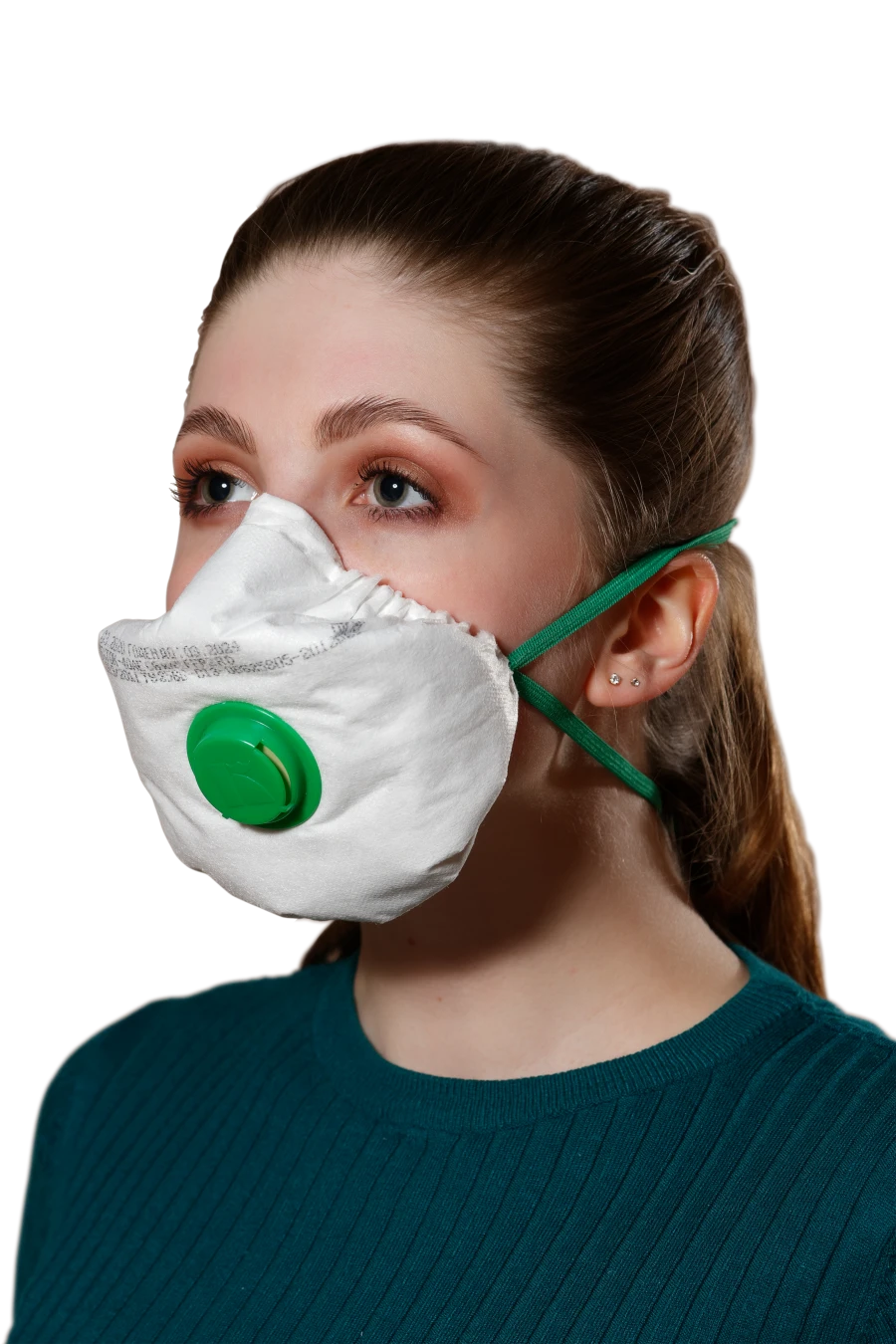 Filtering half-mask for protection against aerosols with additional protection against vapours and gases "Respirator "Lepestok-4