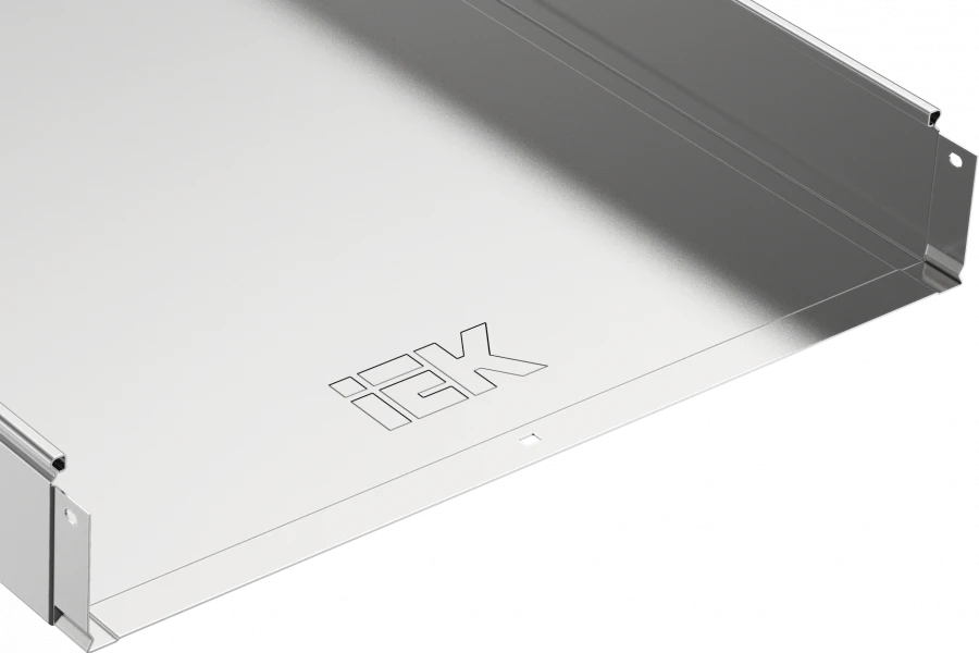 CLNK10-100-500-3 ESCA Non-perforated tray 100x500x3000 RAL 9016 IEK