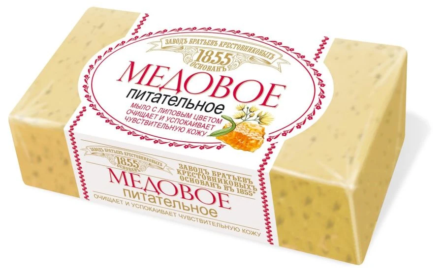 صابون صلب للعناية الشخصية "مصنع إخوان كريستوفنيكوف بالعسل