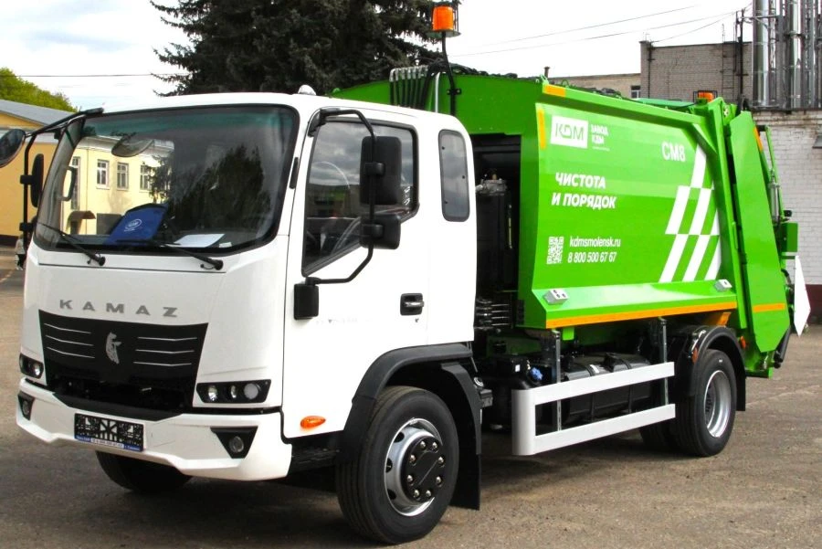 Garbage truck SM8-03 on the chassis of KAMAZ KOMPAS CB09C1, CB09VA