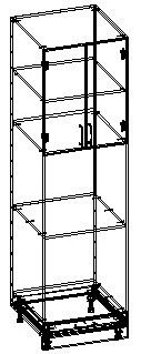 Cabinet for built-in appliances TV-BSHWT-5.5.01