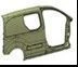Right side panel with window, part number9681318380/9681318381/9681318382