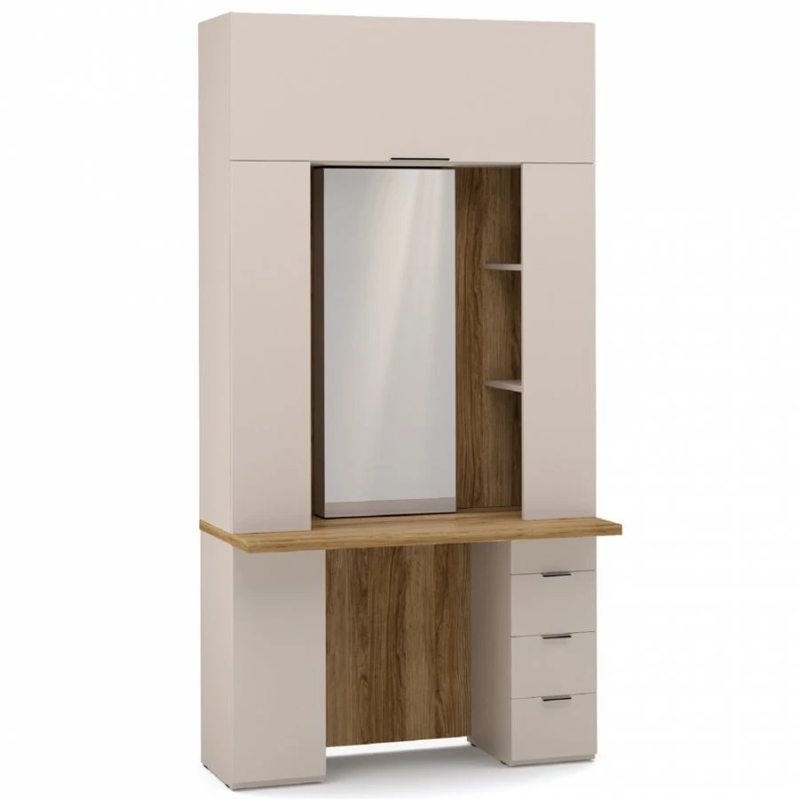 "SOHO" EEC-02.DS, Dressing table with section HC3 (beige) from the set of modular furniture "SOHO"