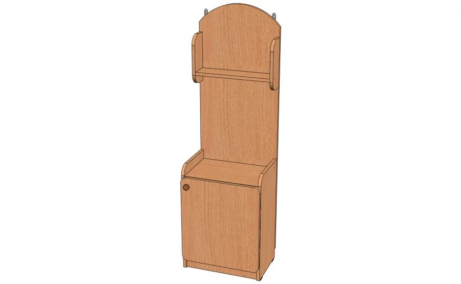 Shelving unit "Duty Corner". Model: UD