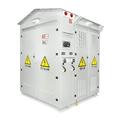 Complete transformer substations of kiosk type with capacity 25-1000 kVA