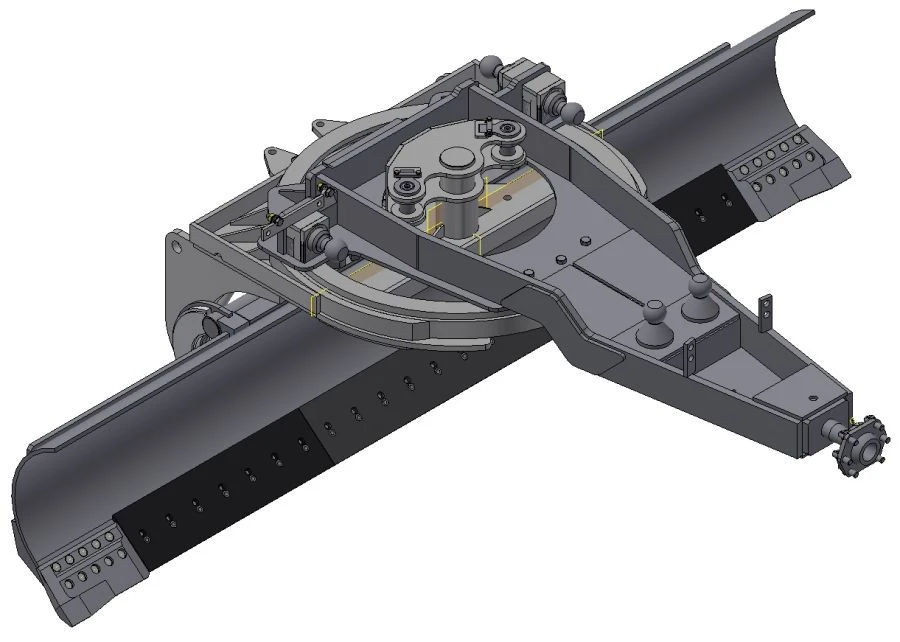DZ-98D.34.00.000 Pulling frame with mouldboard