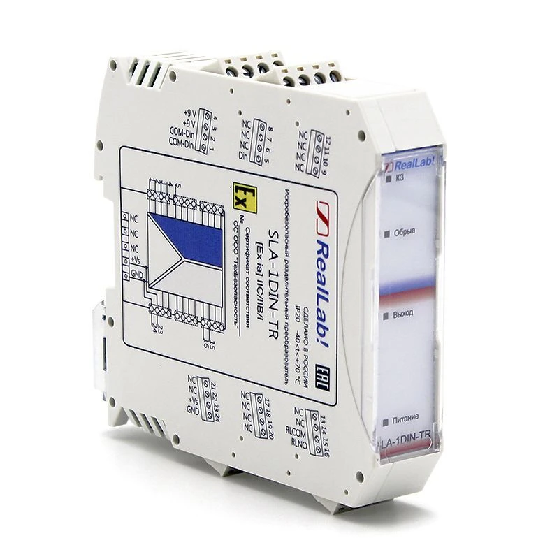 SLA-1DIN-TR Intrinsically safe NAMUR standard digital signal divider converter with opto relay outputs