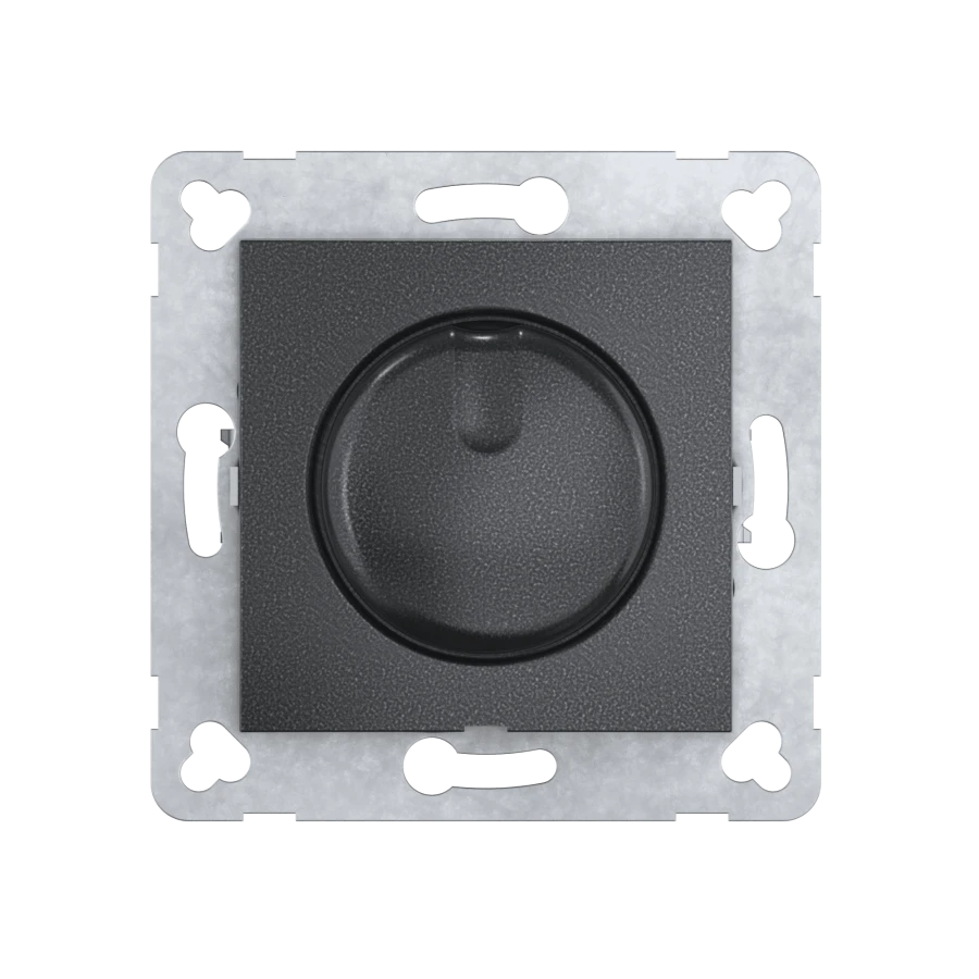 CADUCEUS ALING PRESTIGE Flush mounted dimmer switch LED 1-100W, 230V~, universal, graphite, art.