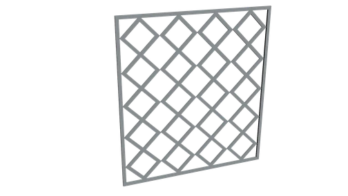 Metal partition wall
