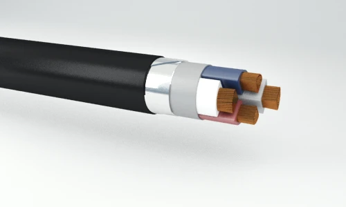 Power cables with insulation made of ethylene propylene rubber, non-combustible, halogen-free, cold-resistant, n