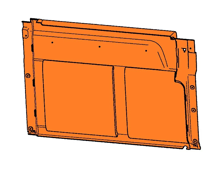Rear left side panel trim A65R52-5402085