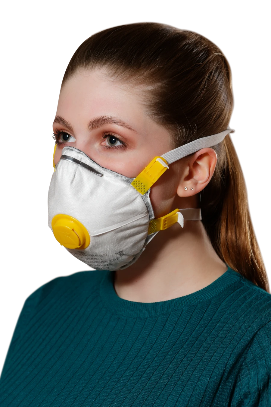 Filtering mask for protection against aerosols with additional protection against vapours and gases "Respirator "SPIRO-311E" FFP