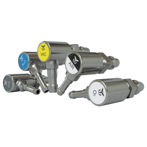 DIN 13260-2 quick disconnect connector plug - nitrous oxide