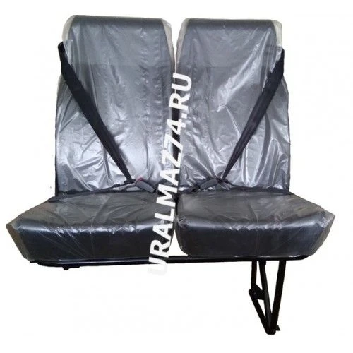 Manufacture of new design double passenger seat (high backrest) complete, right with 3-point belt