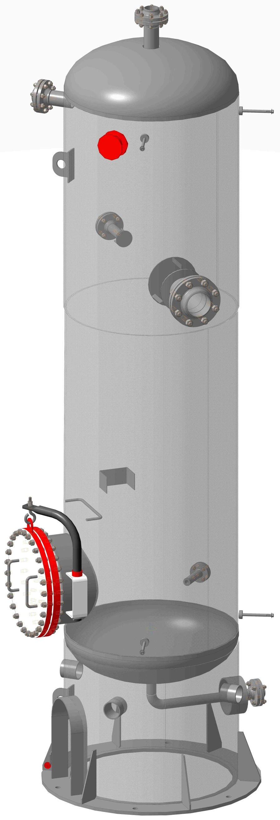 Welded steel apparatuses Type B