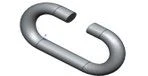 Special link for assembly works, standard size: 30x185, drawing 962-58.3568.