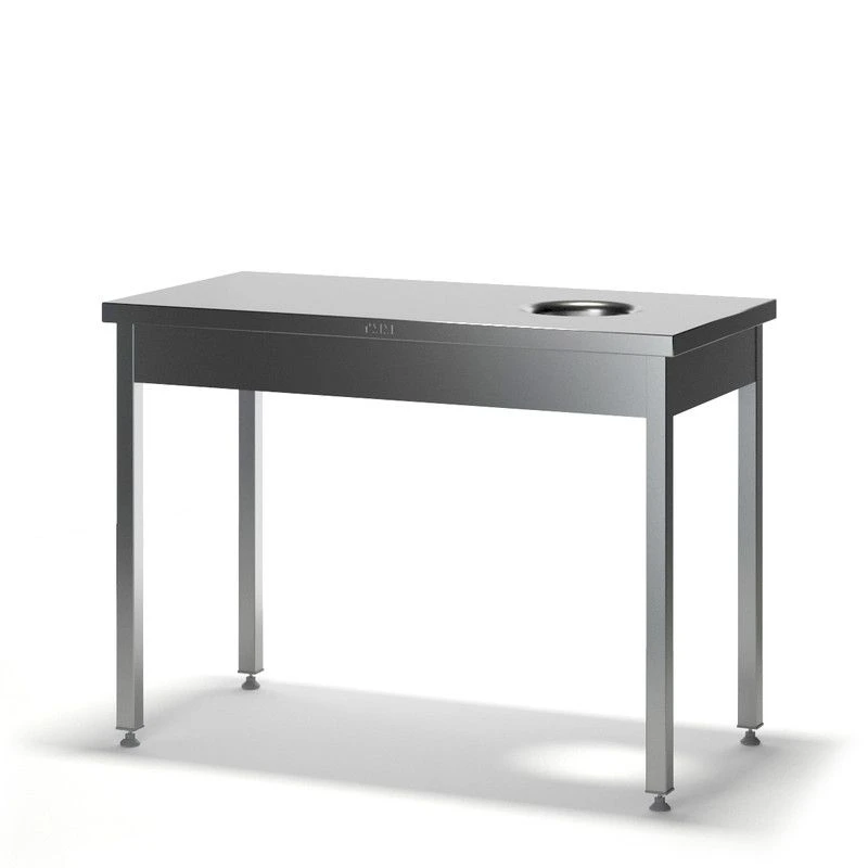 Waste collection table CCO-1 without stainless steel edge