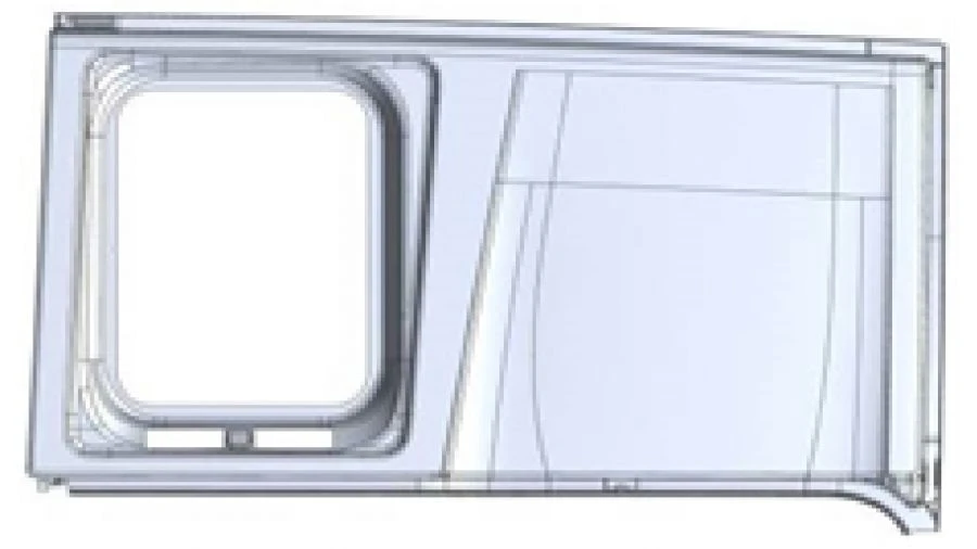 Rear right outer side panel A9606375909