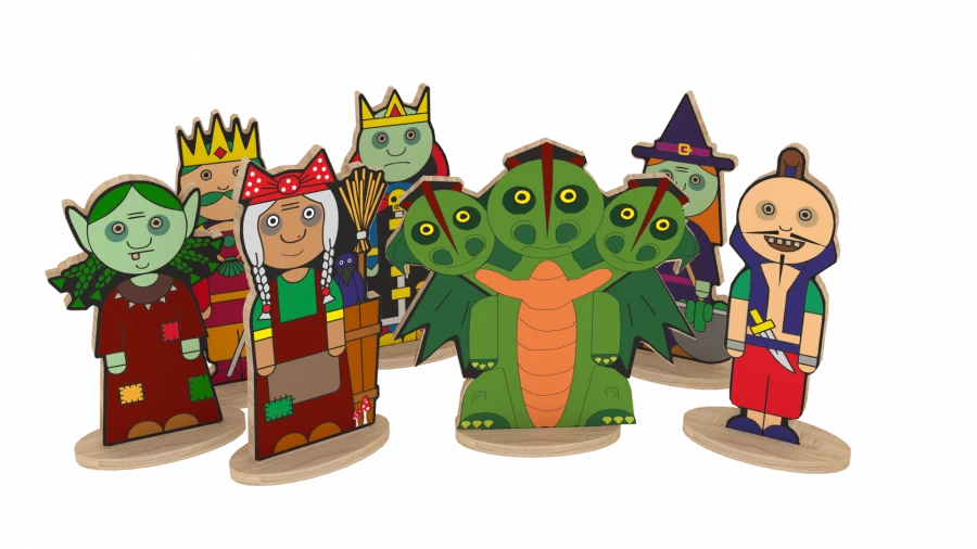 Set of fairy-tale characters "Villains" (art. N-65)