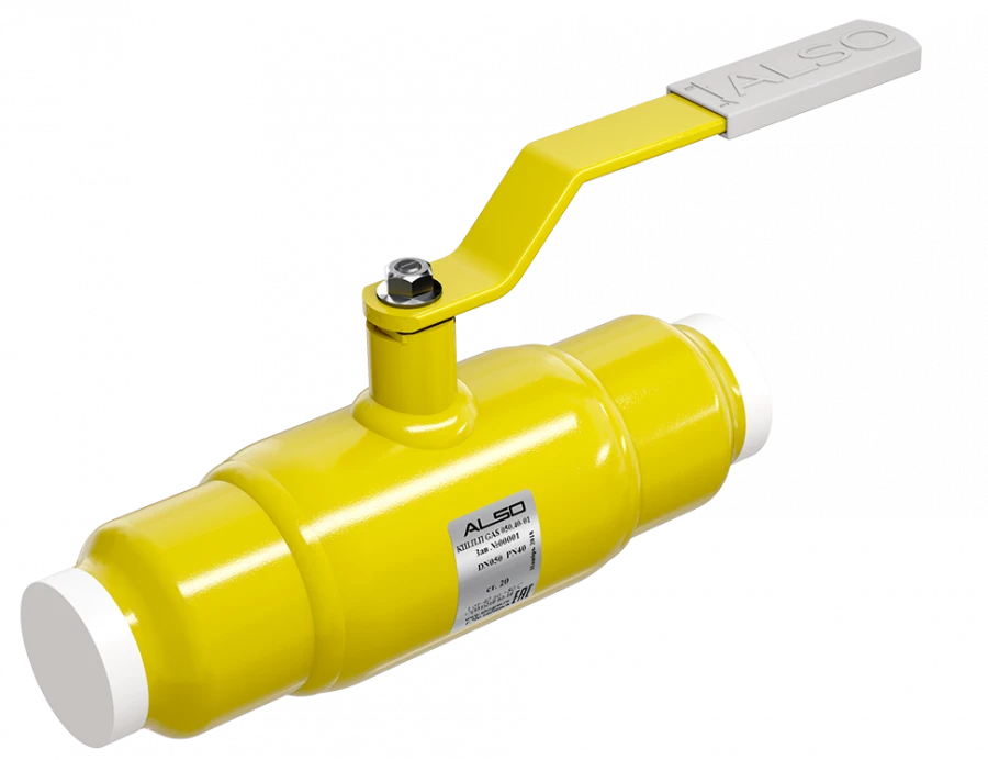 All-welded steel ball valve ALSO series GAS stainless steel welded full bore DN50 PN40
