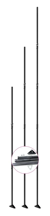 Reinforced antenna mast MAU