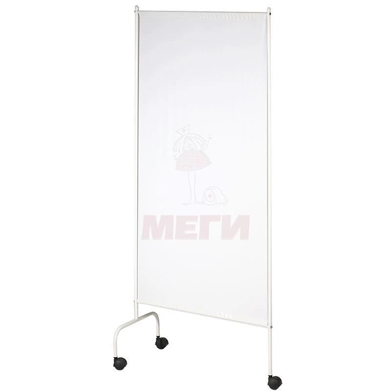 SHM-MSK (MSK-302) Medical screen on wheels, one-sectional