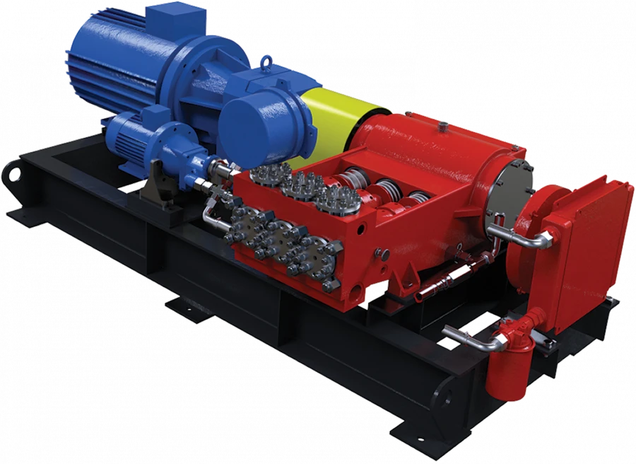 Multihead electric pumping unit type AMG