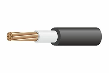 Wires with copper conductors insulated with cross-linked polyethylene, intended for connection of cable screen with voltage 110-
